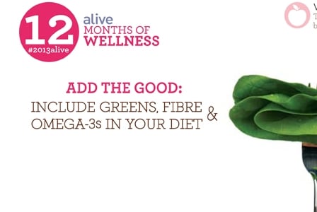 #2013alive: Add the Good  and Get Help from Supplements
