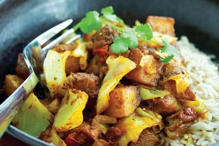 Meatless Monday: Cabbage and Potato Curry
