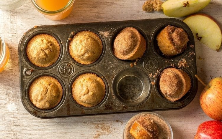 Apple Cider Mini Muffins